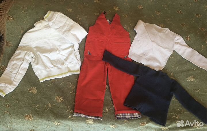 Детские вещи (куртка+комбинезон+кофты)