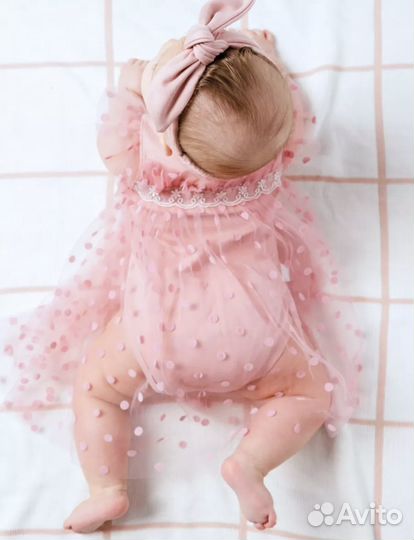 Платье боди для девочки 62