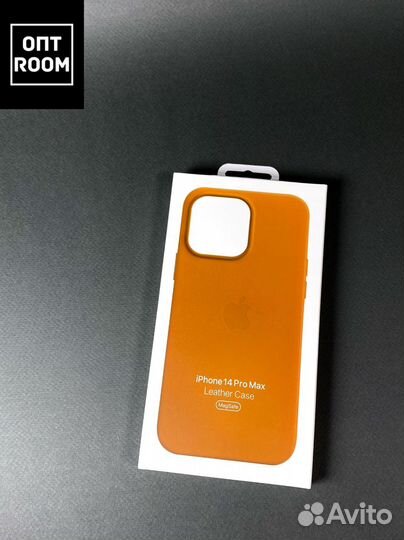 Кожаный чехол для iPhone 14 ProMax
