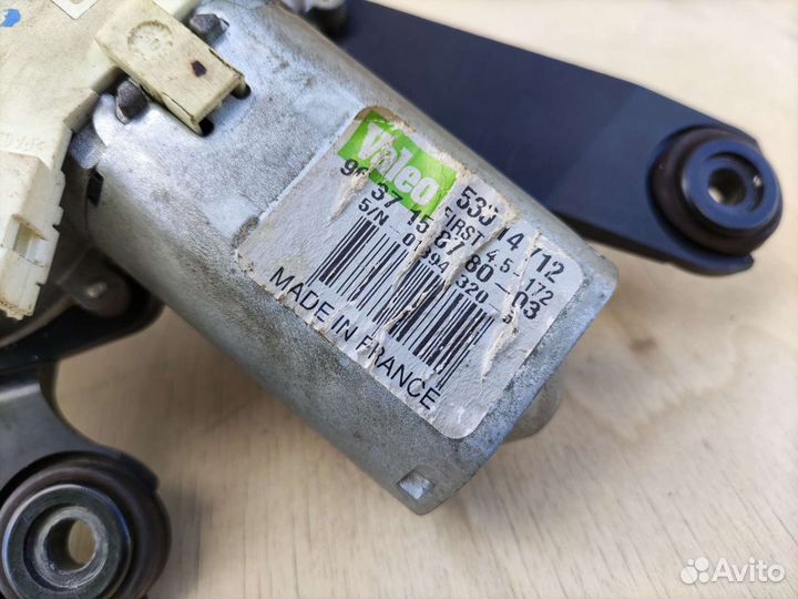 Моторчик заднего дворника Ситроен С3