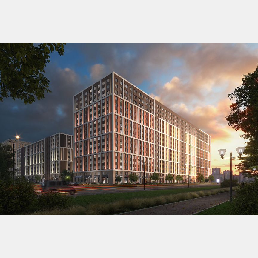 2-к. апартаменты, 66,2 м², 11/14 эт.