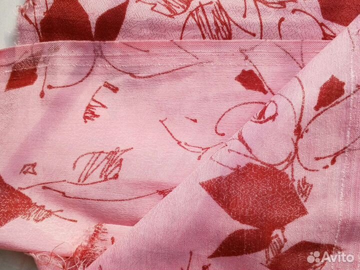 Отрезы натур ткани СССР: хлопок шерсть шелк гипюр