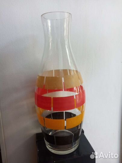 Графин-ваза стекло силикатные краски СССР