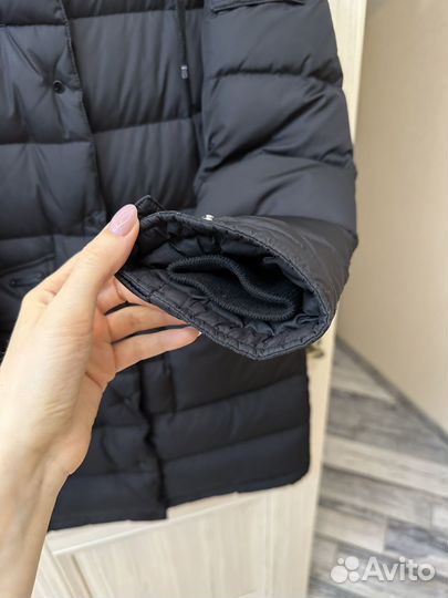 Пуховик женский черный, размер S, Misun