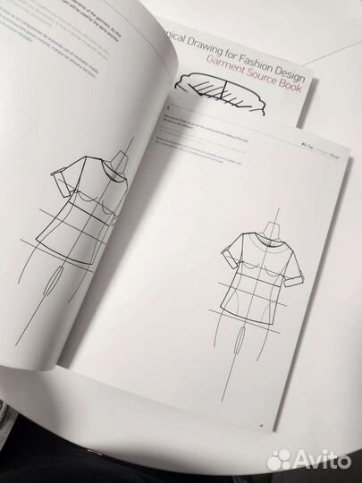 Technical drawing for fashion design