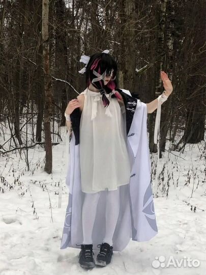 Косплей колумбина геншин