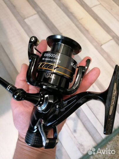 Новые катушки Kaida KW4000A-6000A байтраннером