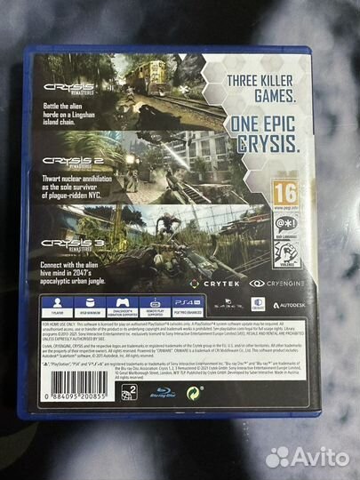 Crysis remastered trilogy ps4