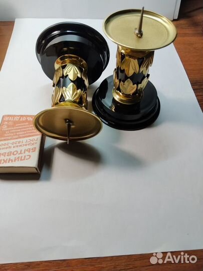 Подсвечники в стиле ретро.Златоуст. СССР. 2шт
