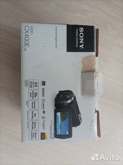Видеокамера sony HDR-CX400E