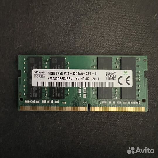 Оперативная память SK Hynix DDR4 16Gb