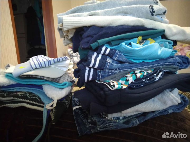 Детские вещи пакетом на мальчика 86 92 hm