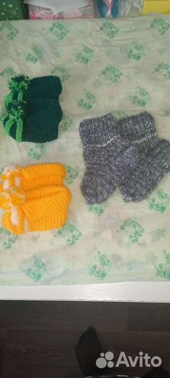 Плед, шапки, носки