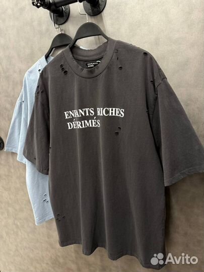 Футболка Enfants Riches Deprimes рваная оверсайз