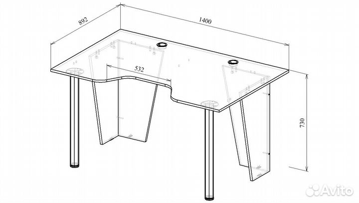 Компьютерный стол
