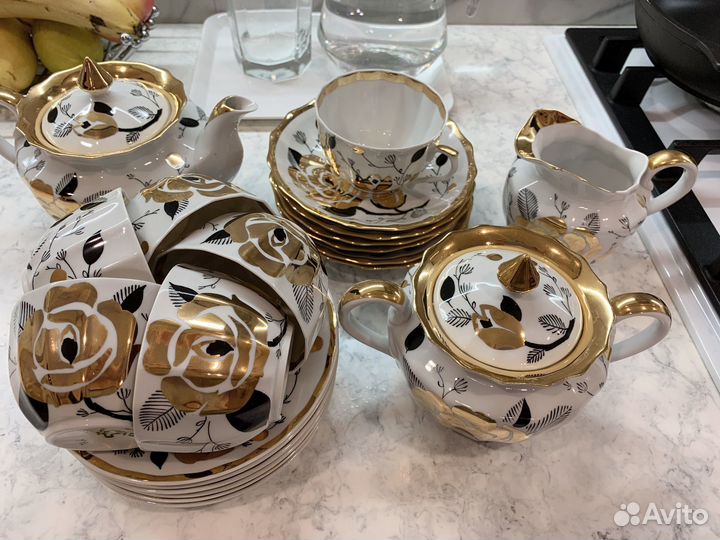 Чайный сервиз вербилки СССР. Торг