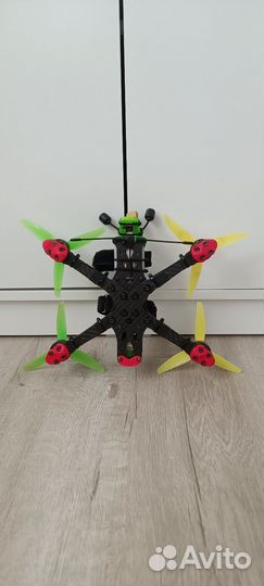 Fpv Квадрокоптер 5 дюймов на цифре и crossfire