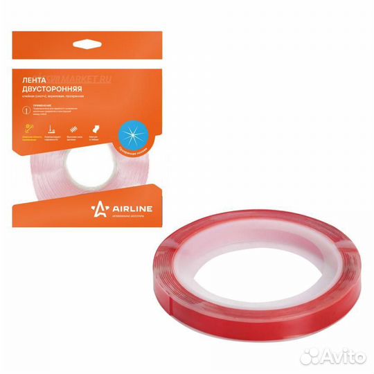 Airline ADS-A-05 Лента двусторонняя клейкая (скотч