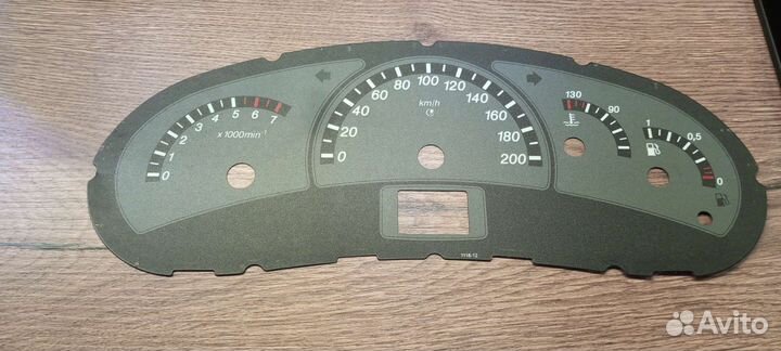 Шкалы приборной панели 2110-2112