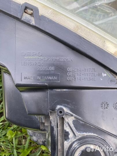 Фары передние на mitsubishi lancer 9