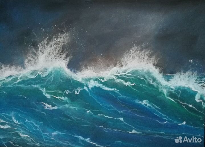 Картина пастелью 