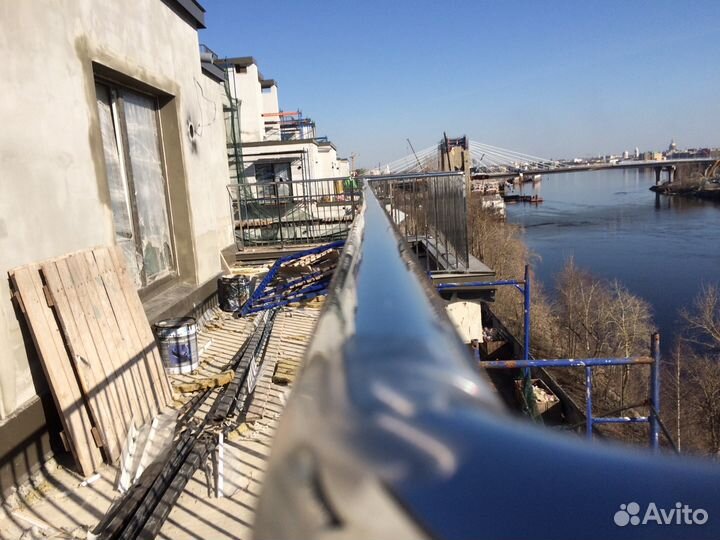 Изготовление и монтаж перил из нержавеющей стали