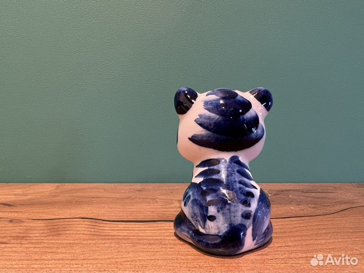 Кот/ тигр гжель