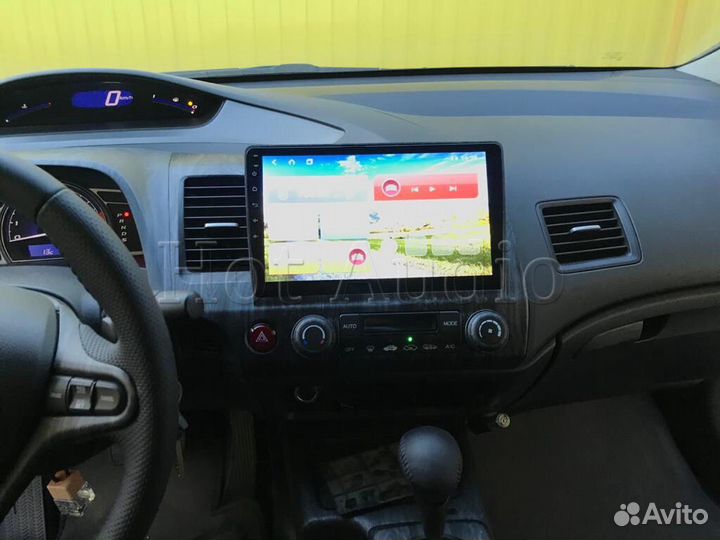 Магнитола на Honda Civic с установкой