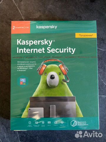 Kaspersky internet security на 2 (Продление)