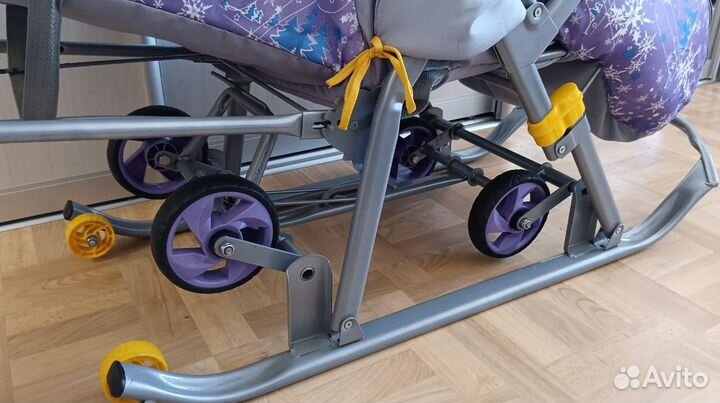 Детские санки коляска