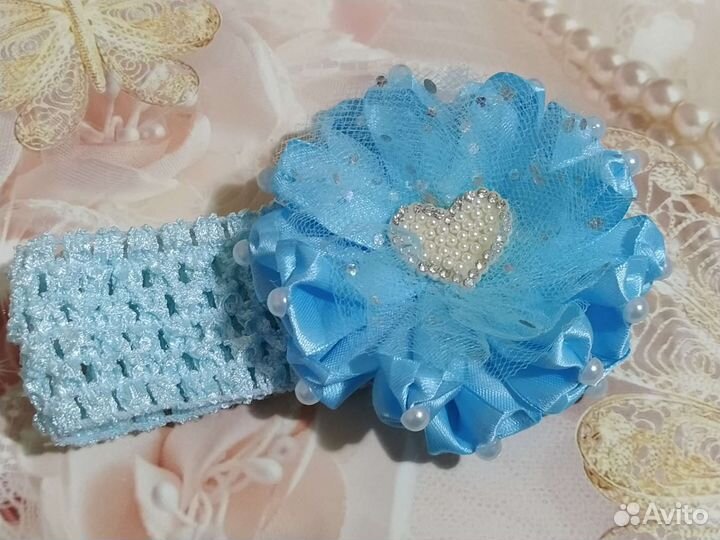 Повязка на голову для малышки