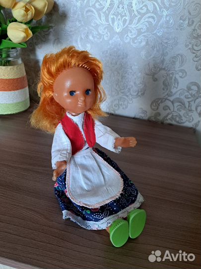 Кукла шарнирная СССР Кирово-чепецкая