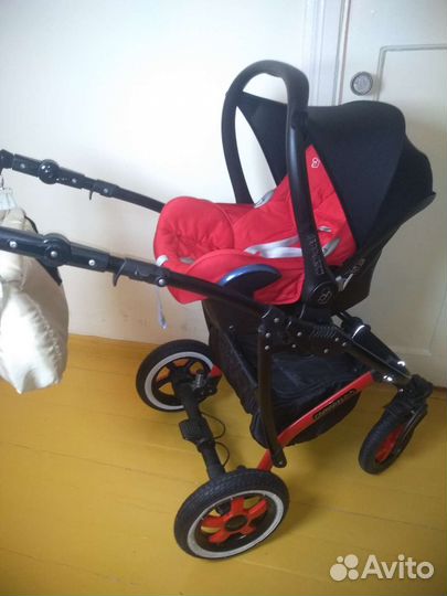 Коляска 3 в 1 camarelo carera + maxi Cosi