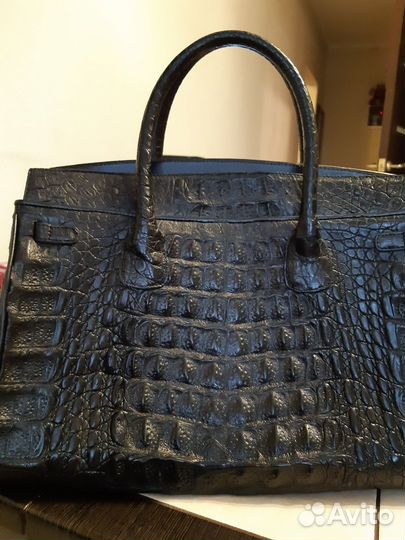 Сумка женская натуральная кожа черная бу