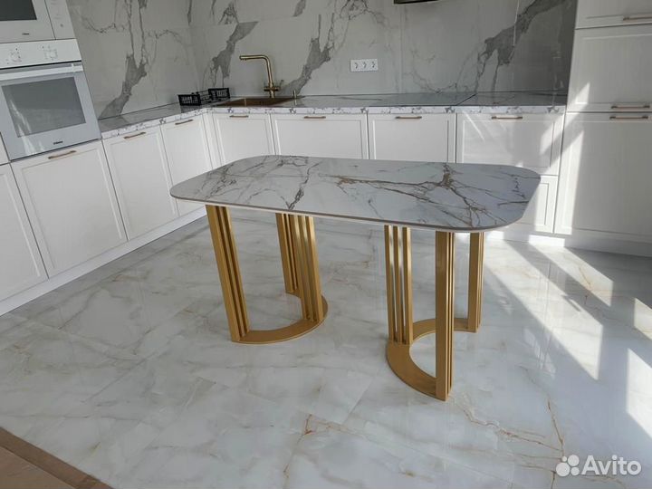 Столешница из керамогранита, акрила