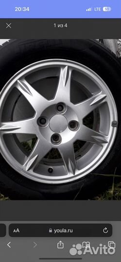 R14 Литые диски Kia Spectra кс362