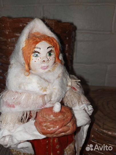 Игрушка из ваты в подарочной упаковке