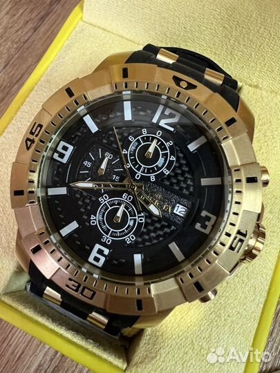 Часы Invicta Pro Diver Crono Dorado USA новые