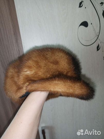 Шапка норковая женская