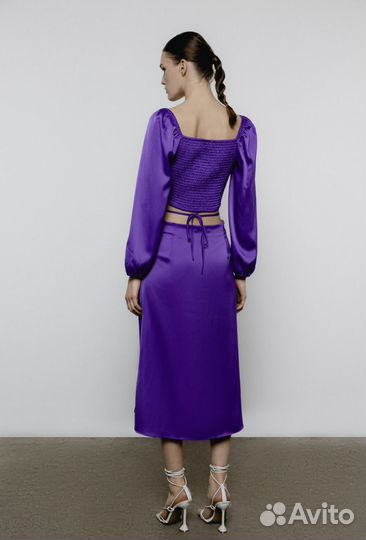 Атласный костюм incity