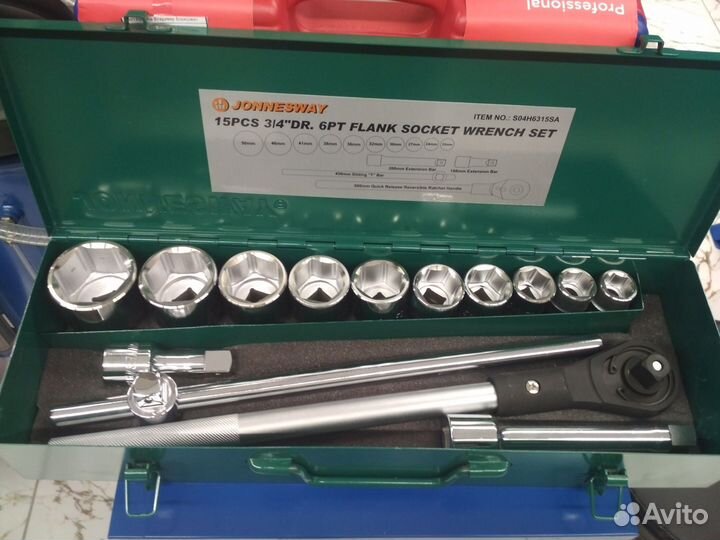 Набор головок торцевых 3/4