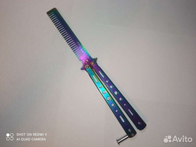 Нож бабочка расческа