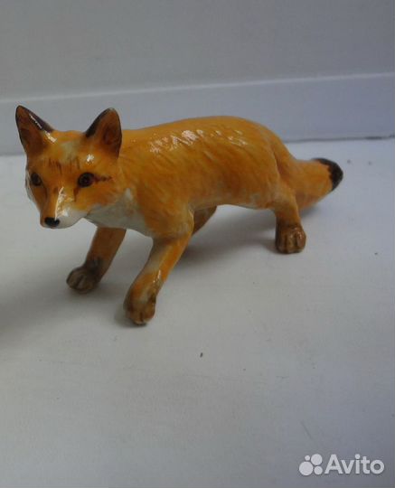 Миниатюрная фарфоровая фигурка лисы франция