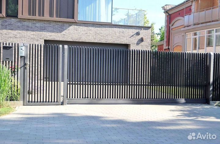 Откатные ворота под ключ