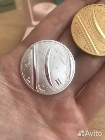 BTS монета к 10 летию