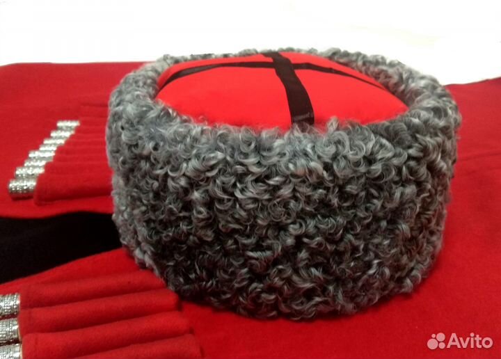 Кубанка из серого каракуля Ильченко