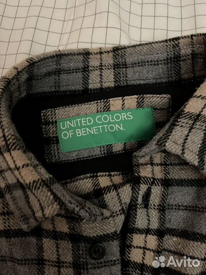 Рубашка мужская benetton