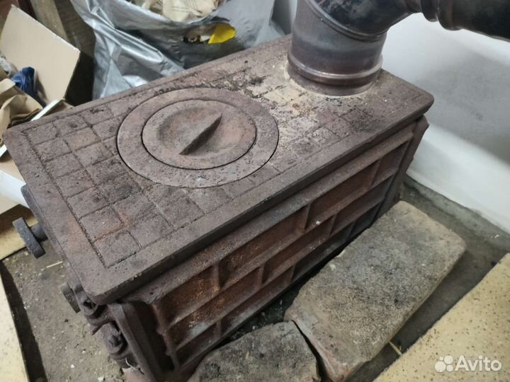 Печь буржуйка чугунная СССР