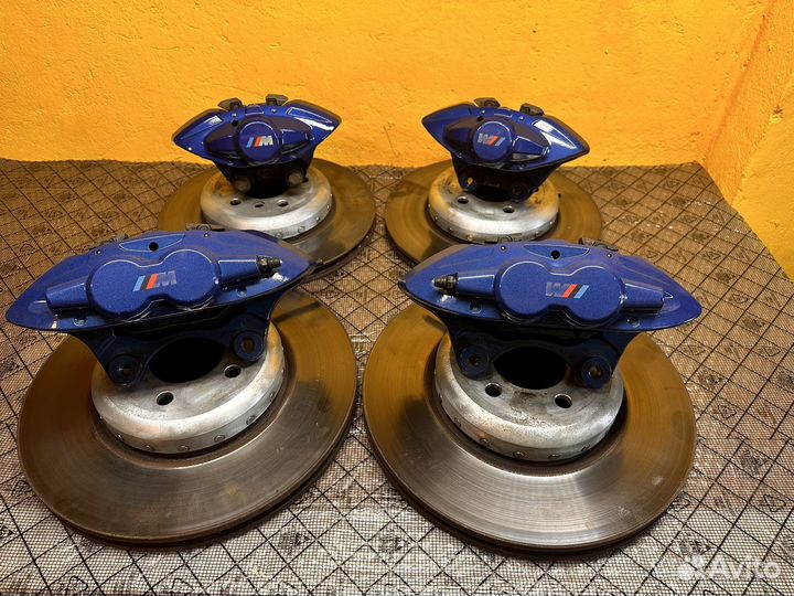 Синие тормоза 370мм Bmw f30 lci