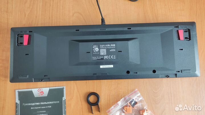 Механическая клавиатура Bloody 820R red switch